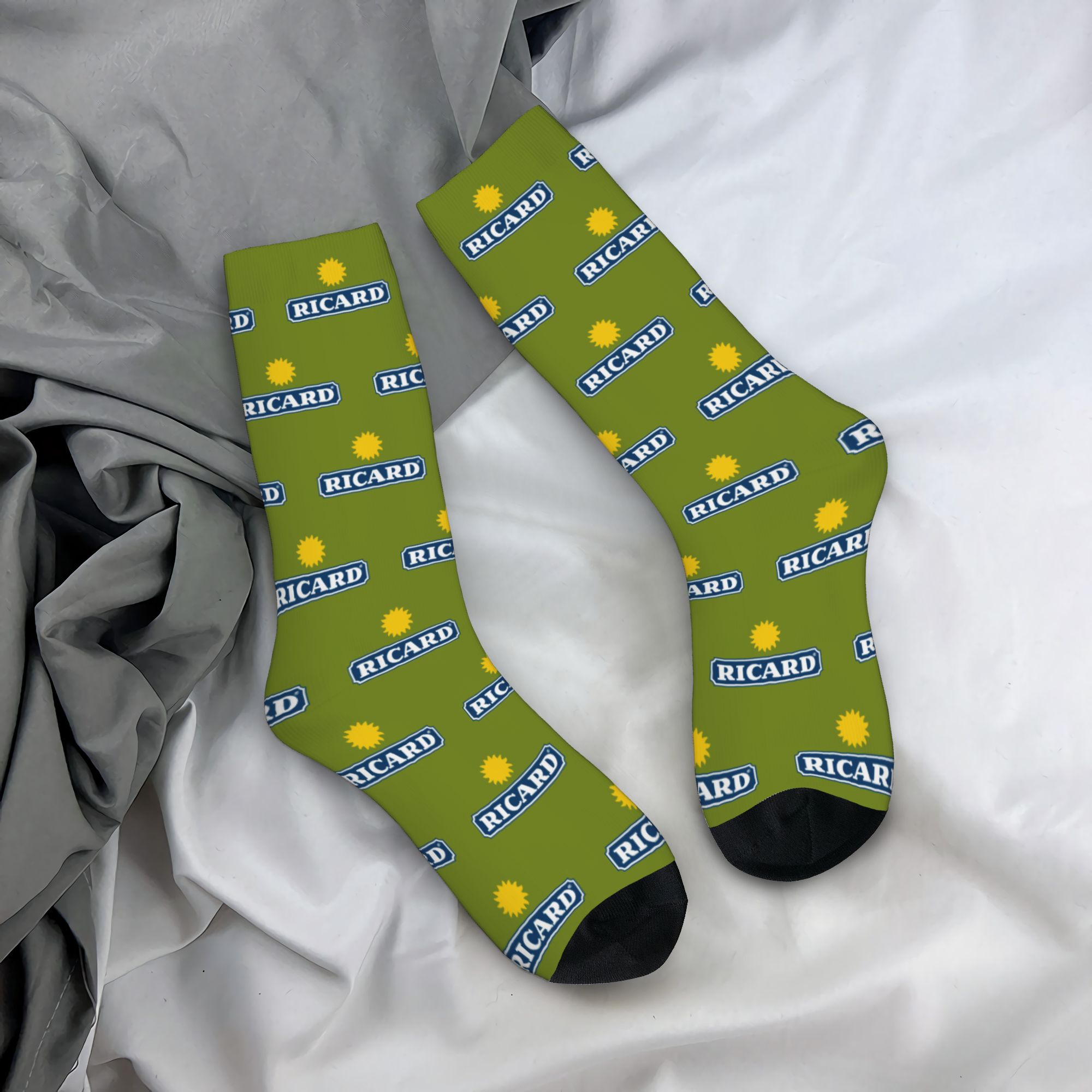 Dress Sock Men - Custom R-ricards Drink Men Women Crew