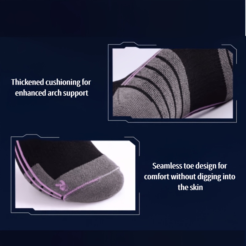 Unisex Thickened Ski Socks Qui - огляд і ціна Thermal Sock Winter