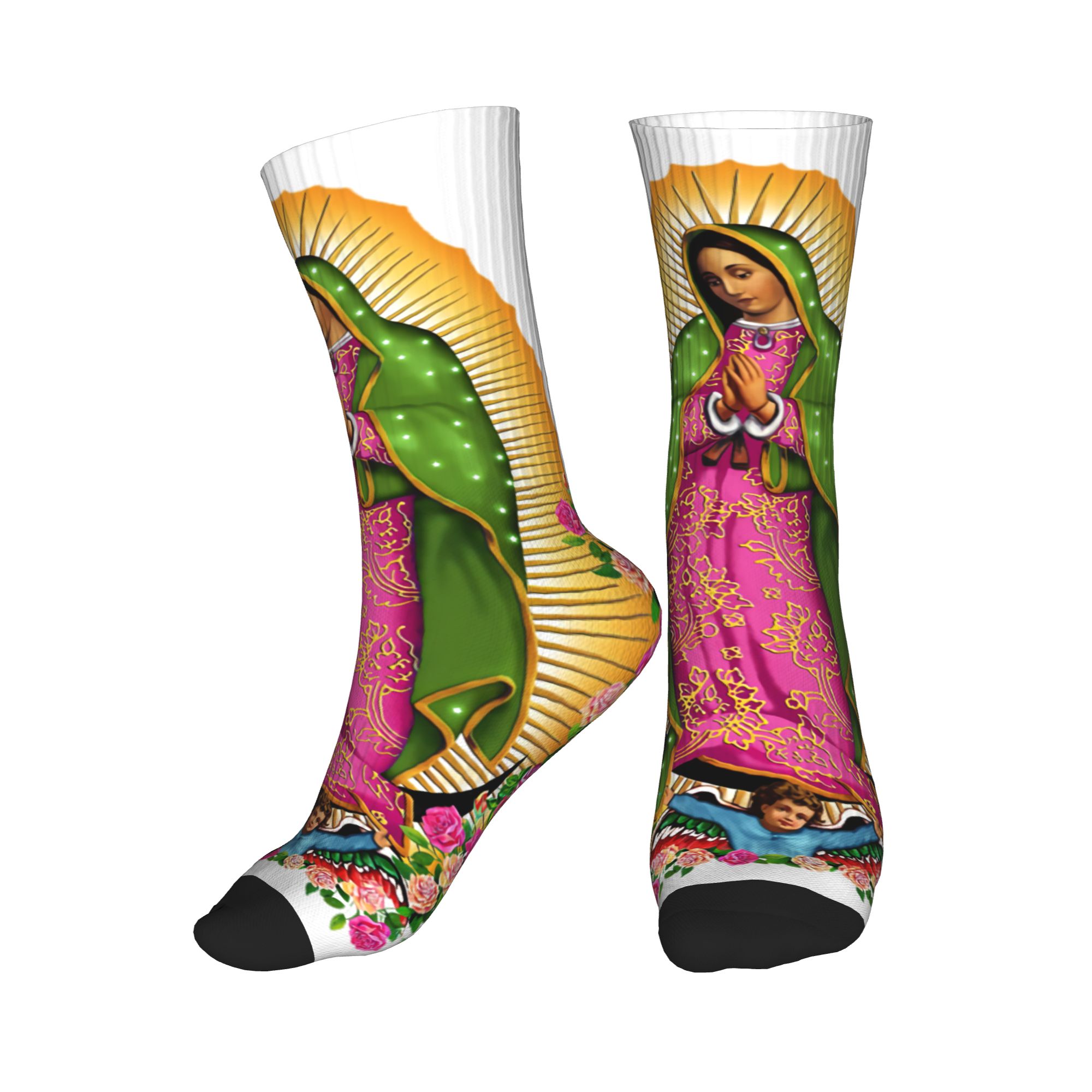 Novelty Men's Our Lady of Guad - огляд і ціна Dress Sock Men