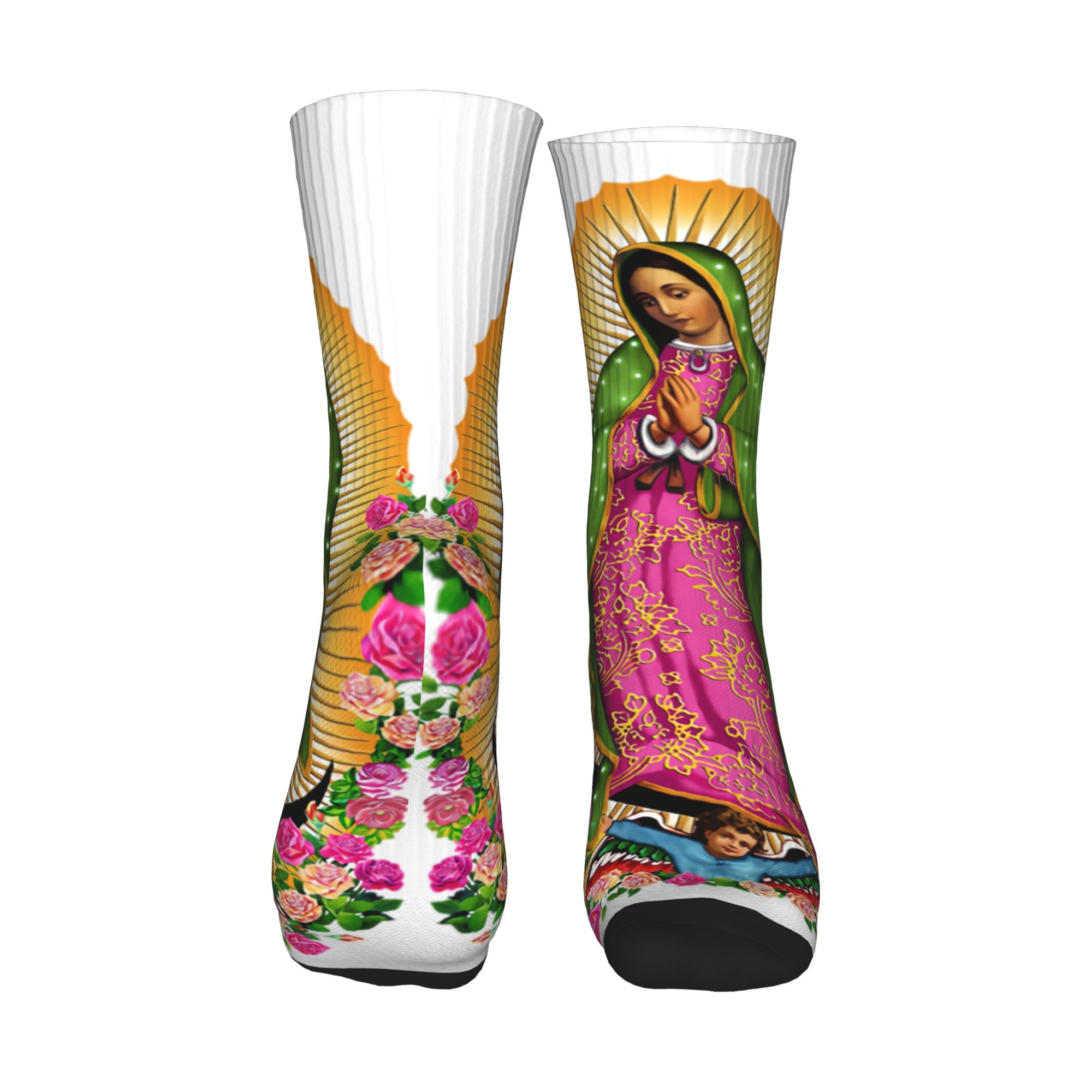 Novelty Men's Our Lady of Guad - огляд і ціна Dress Sock Men