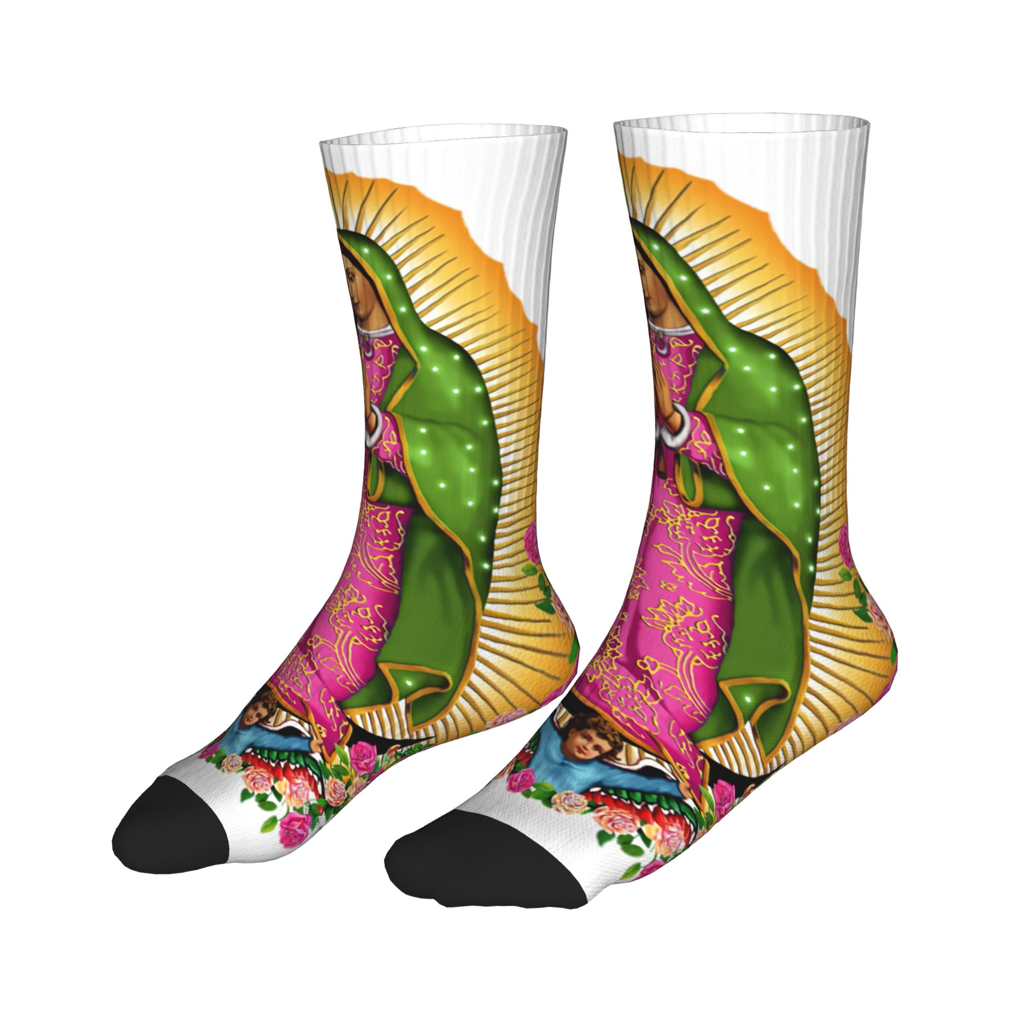 Novelty Men's Our Lady of Guad - огляд і ціна Dress Sock Men