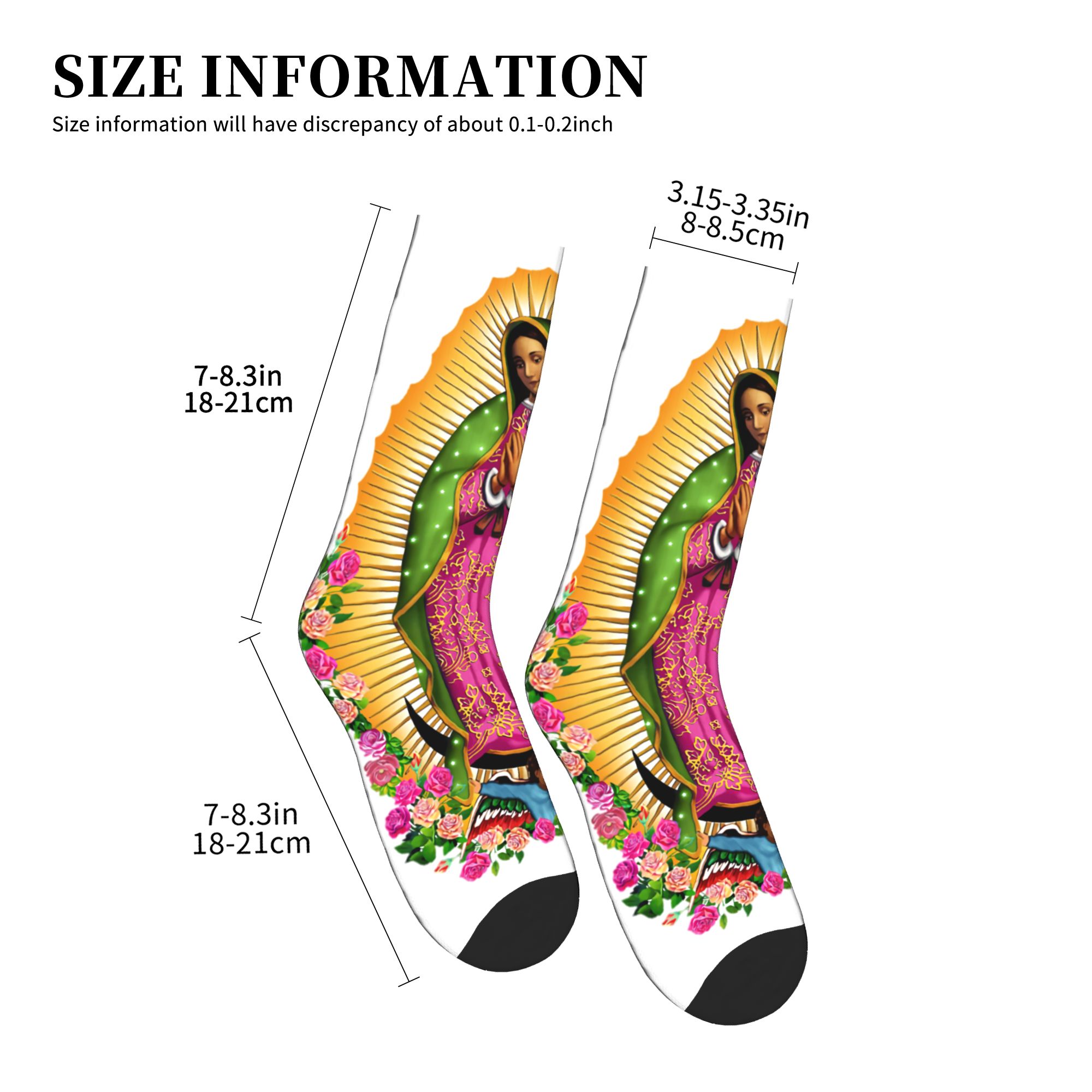 Novelty Men's Our Lady of Guad - огляд і ціна Dress Sock Men