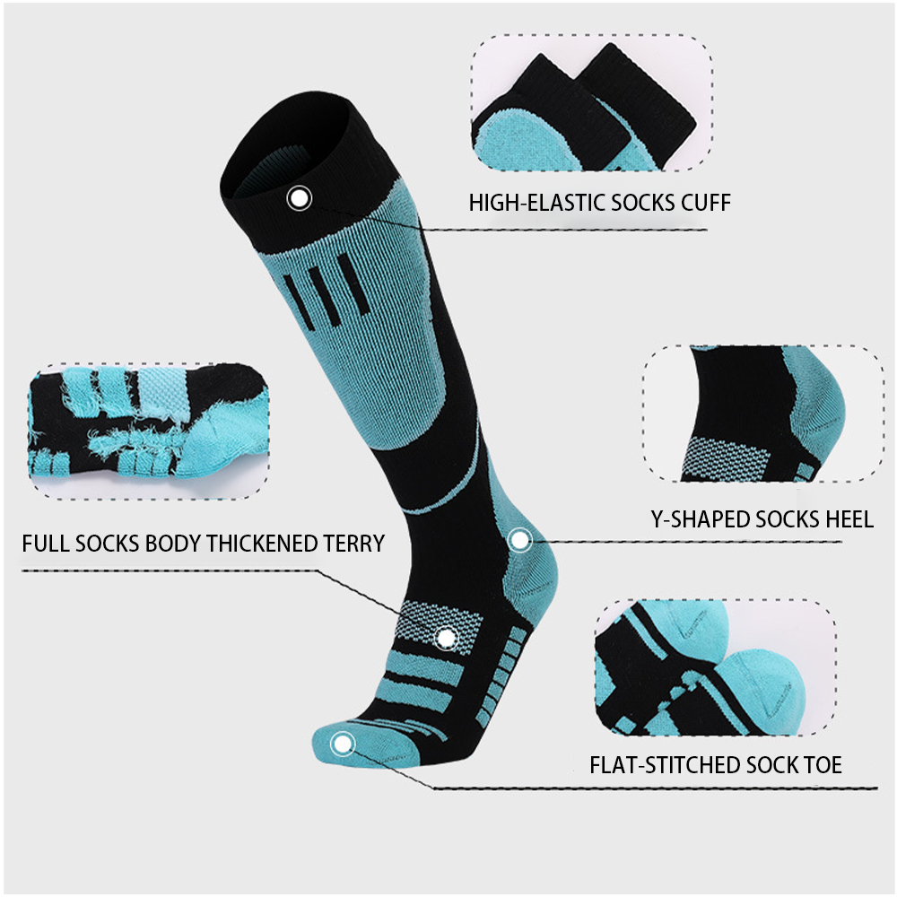 L●Mirror 2 Pairs Knee High Ski - огляд і ціна Thermal Sock Winter