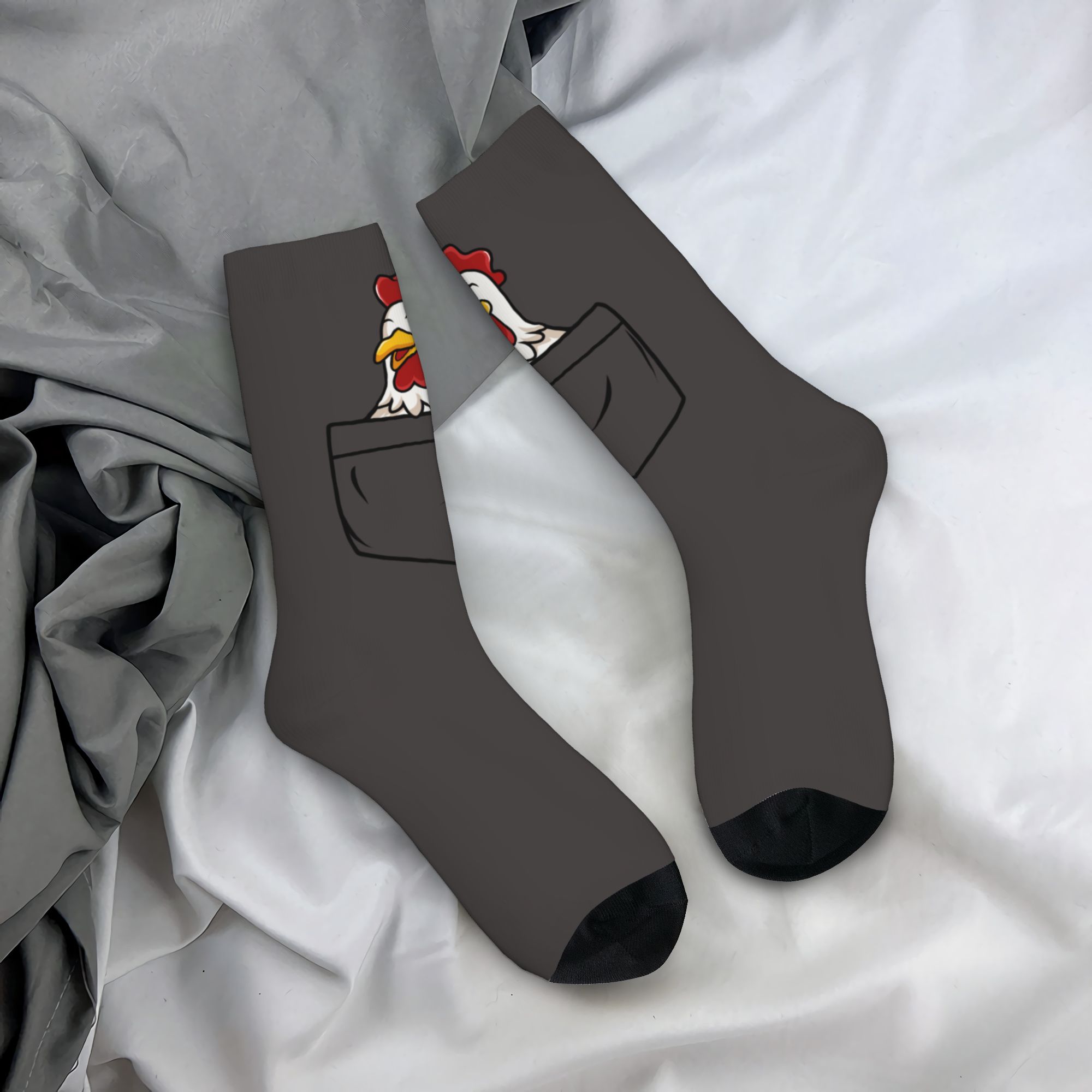Custom Pocket Animal Rooster M - огляд і ціна Dress Sock Men