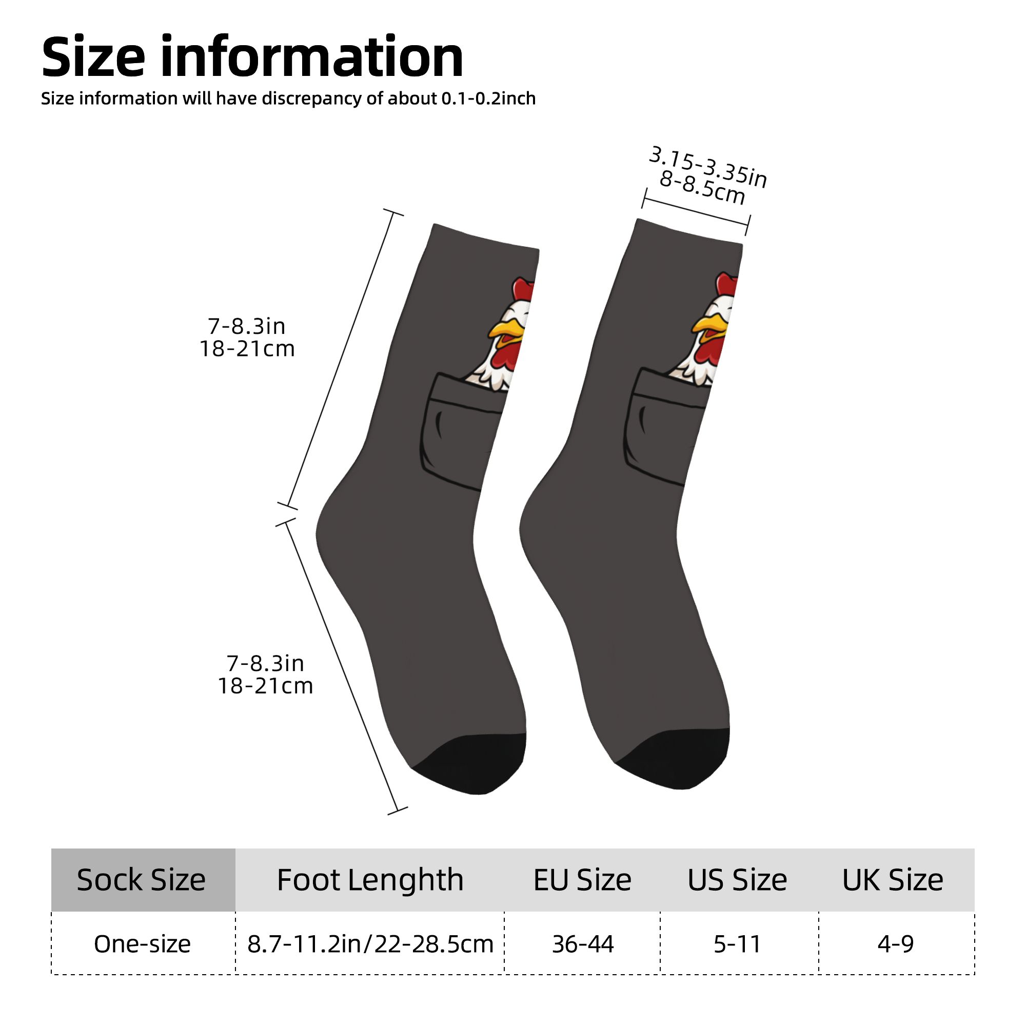 Custom Pocket Animal Rooster M - огляд і ціна Dress Sock Men