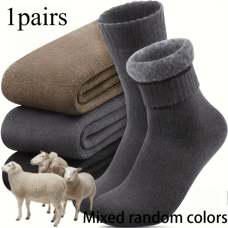 1 Pair Winter Thick Men's Snow - огляд і ціна Thermal Sock Winter
