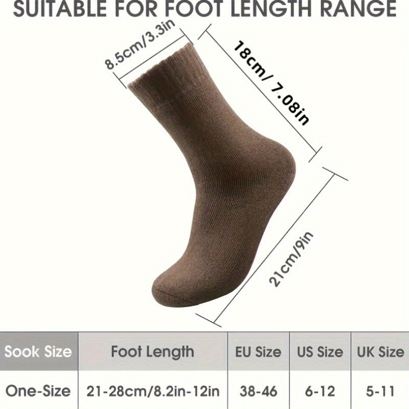 1 Pair Winter Thick Men's Snow - огляд і ціна Thermal Sock Winter
