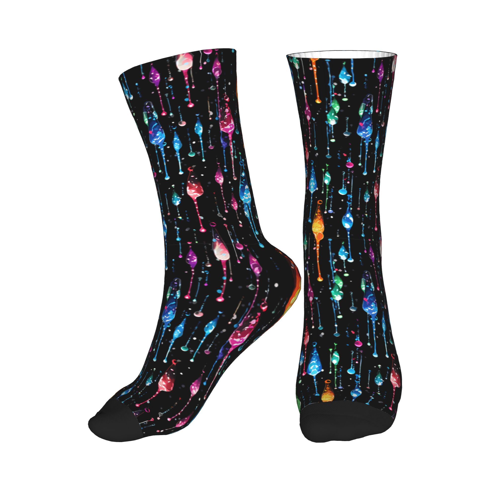 Dripping Rainbow Liquid Patter - огляд і ціна Dress Sock Men