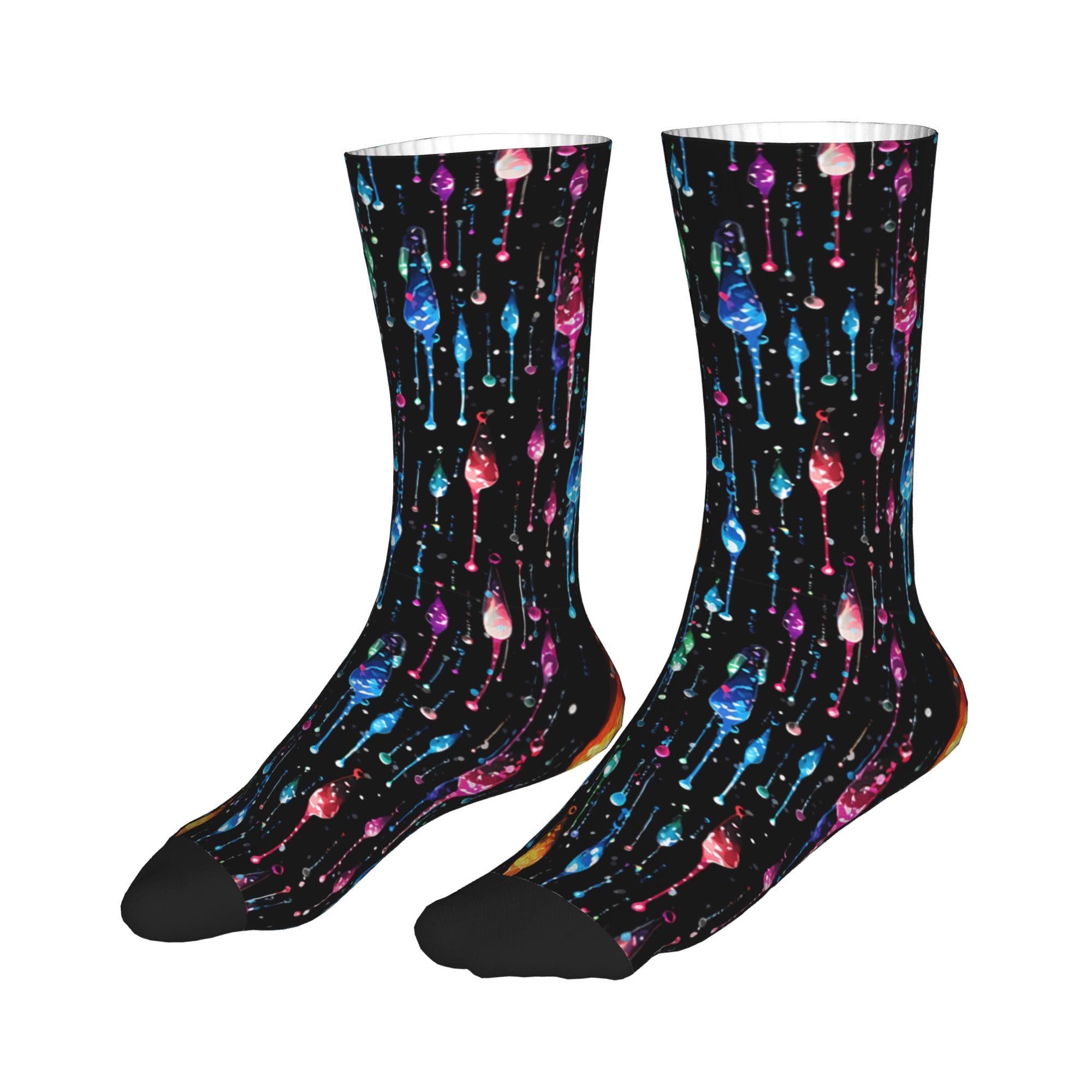 Dripping Rainbow Liquid Patter - огляд і ціна Dress Sock Men