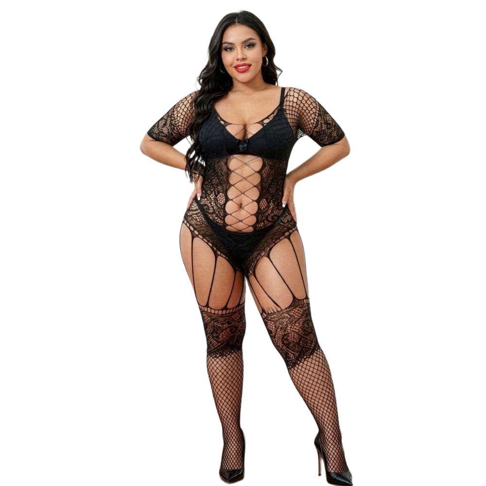New Plus Size Bodystocking Bod - огляд і ціна Fishnet Stocking Women